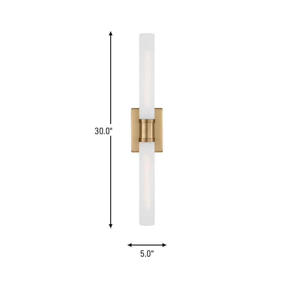 Visual Comfort Studio Canada - 4665002-848 - Two Light Bath Vanity - Keaton - Satin Brass