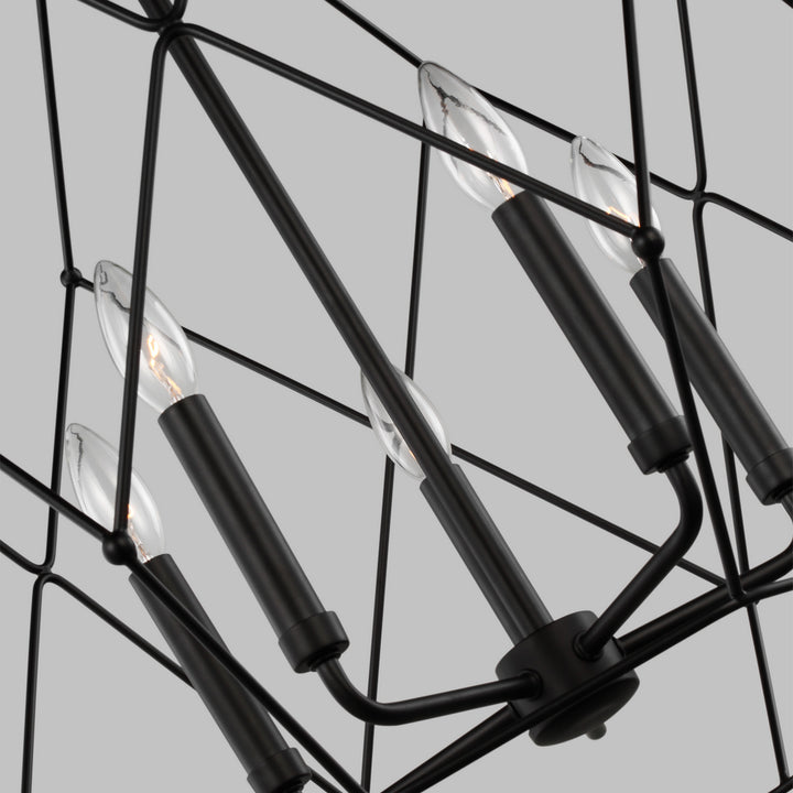 Visual Comfort Studio Canada - 5334105-112 - Five Light Pendant - Zarra - Midnight Black