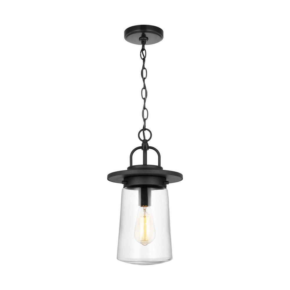 Generation Lighting Canada - 6208901-12 - One Light Outdoor Pendant - Tybee - Black