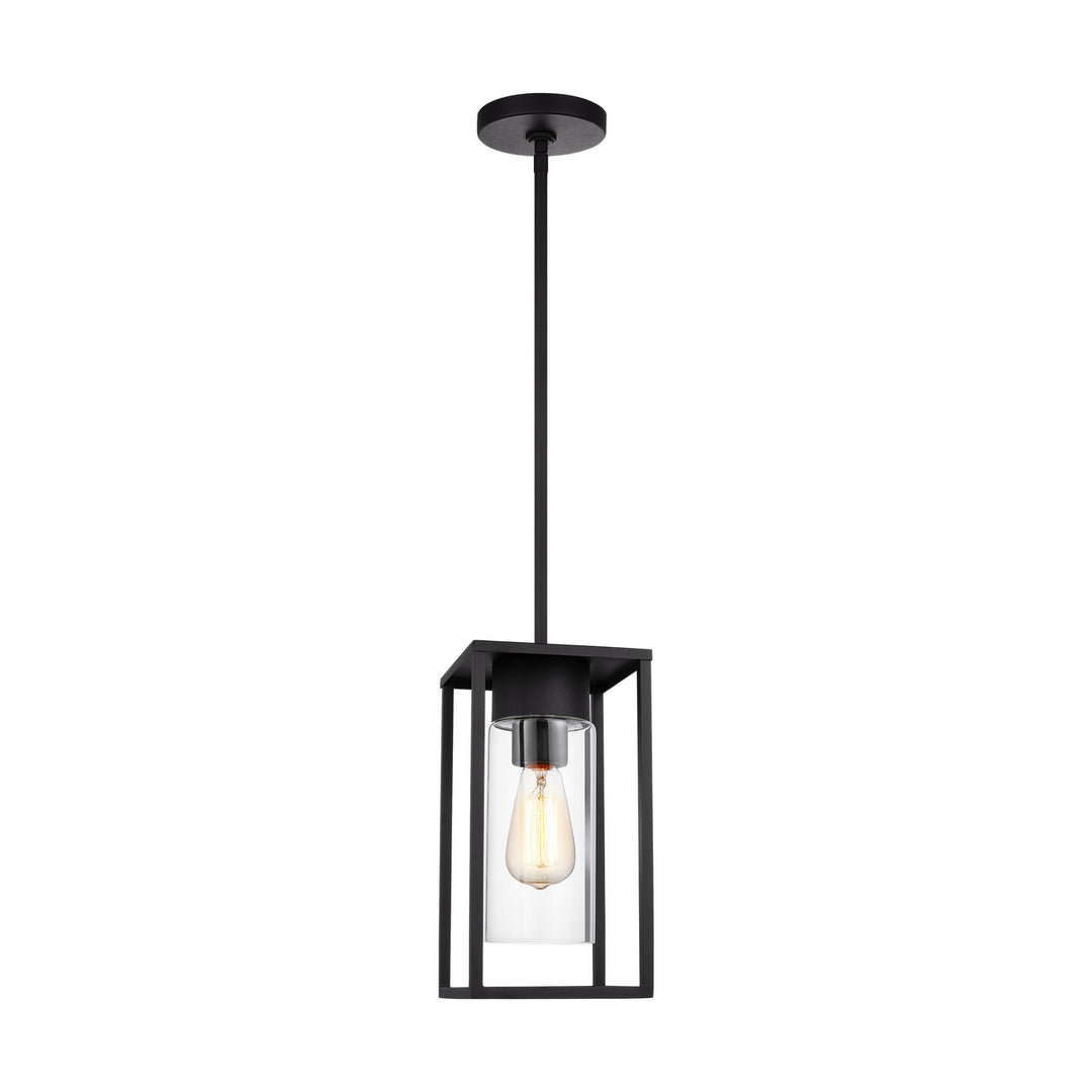 Vado One Light Outdoor Pendant in Black - available from The Lighting Shoppe, trusted by Canadian homeowners