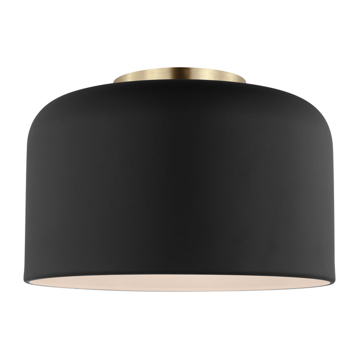 Visual Comfort Studio Canada - 7505401-112 - One Light Flush Mount - Malone - Midnight Black