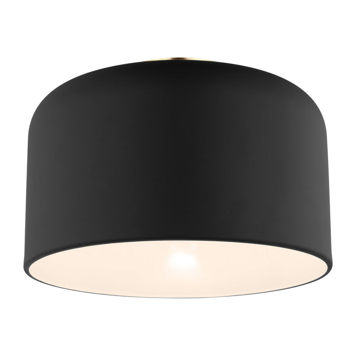 Visual Comfort Studio Canada - 7505401-112 - One Light Flush Mount - Malone - Midnight Black