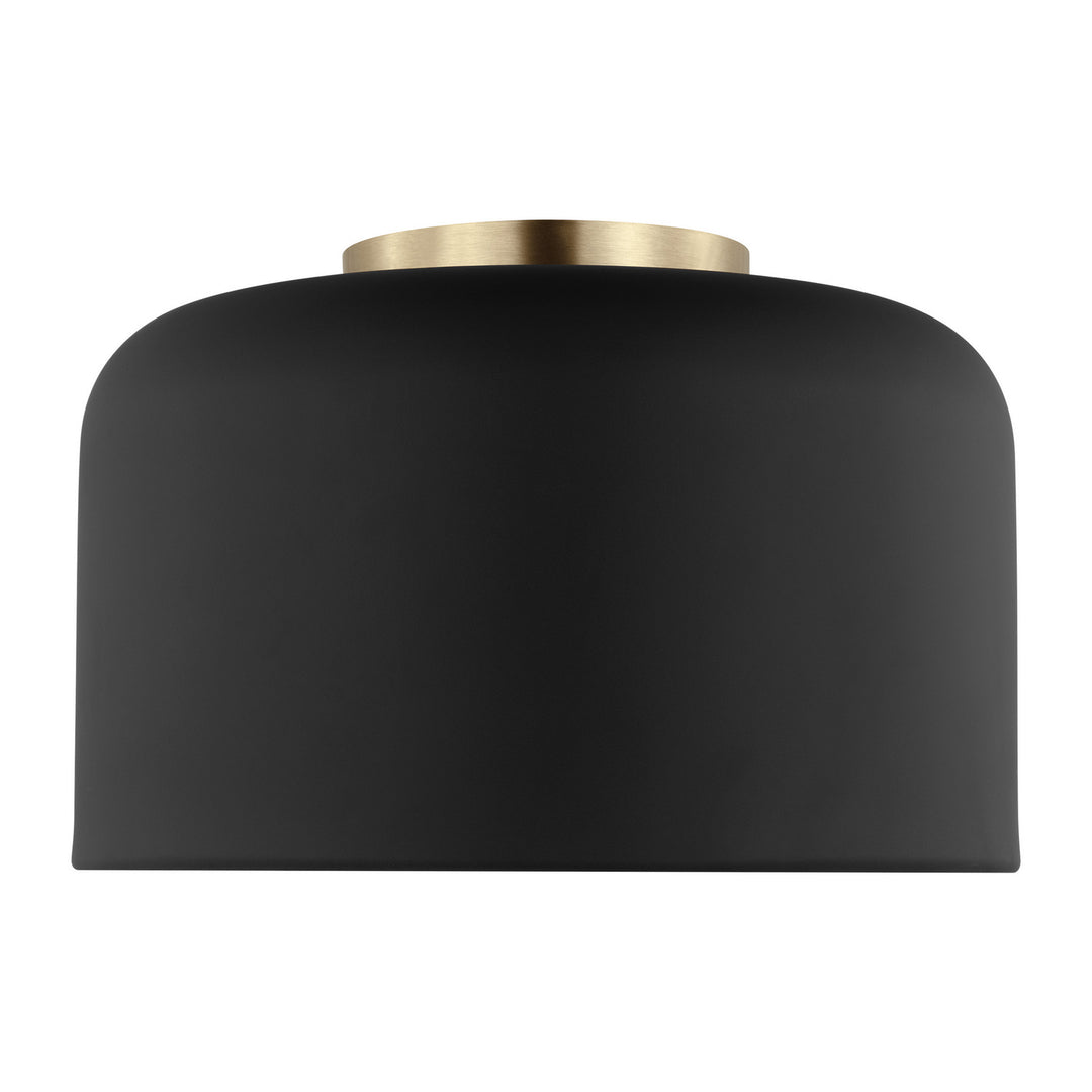 Visual Comfort Studio Canada - 7505401-112 - One Light Flush Mount - Malone - Midnight Black