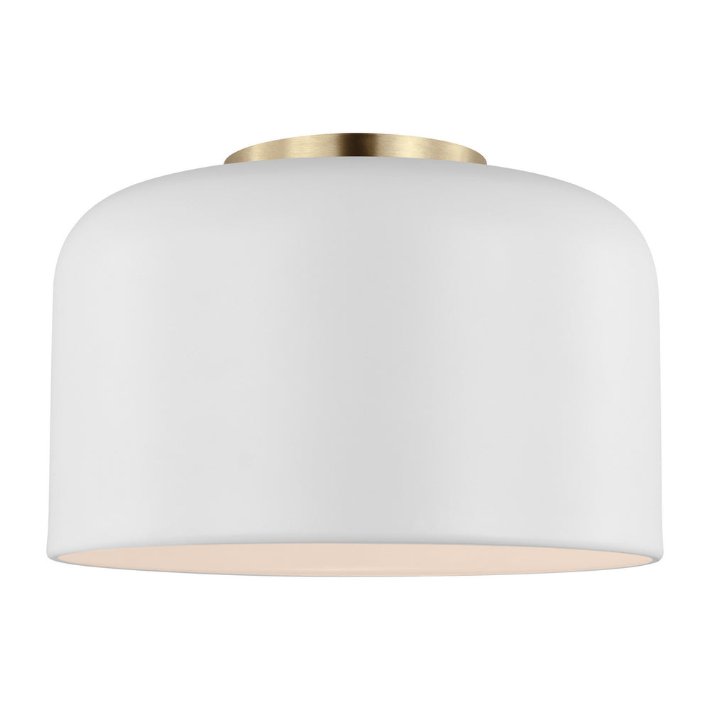 Visual Comfort Studio Canada - 7505401-115 - One Light Flush Mount - Malone - Matte White