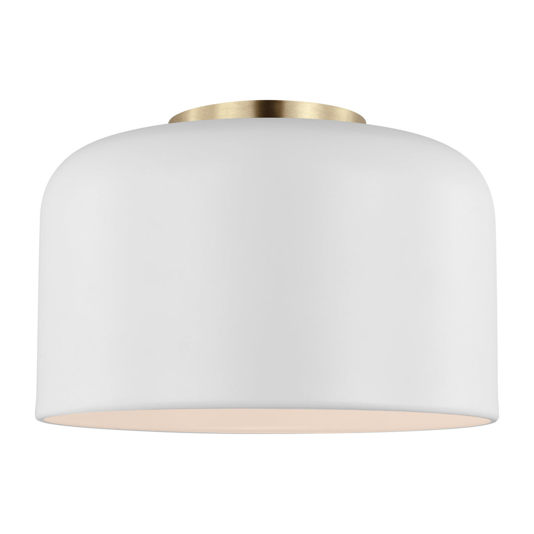 Visual Comfort Studio Canada - 7505401-115 - One Light Flush Mount - Malone - Matte White