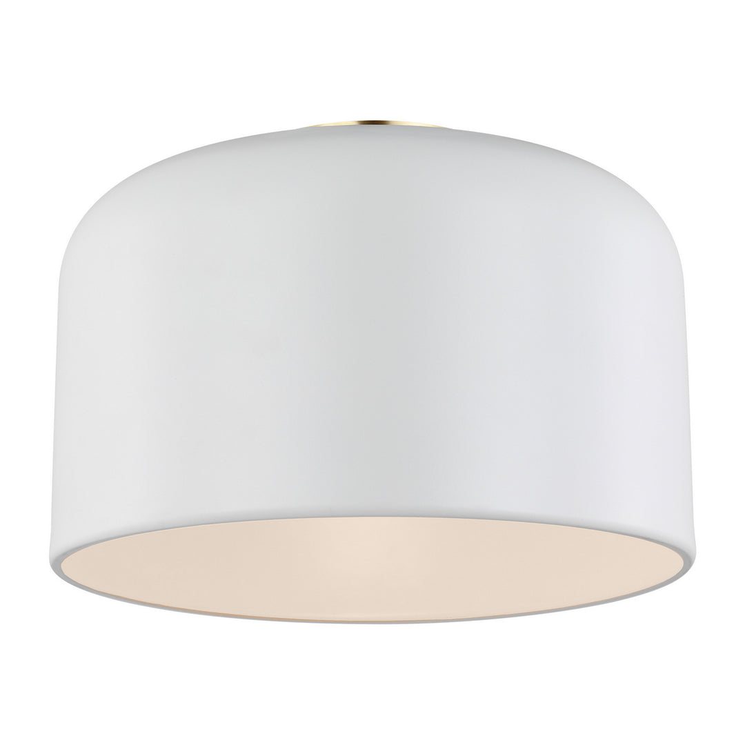 Visual Comfort Studio Canada - 7505401-115 - One Light Flush Mount - Malone - Matte White
