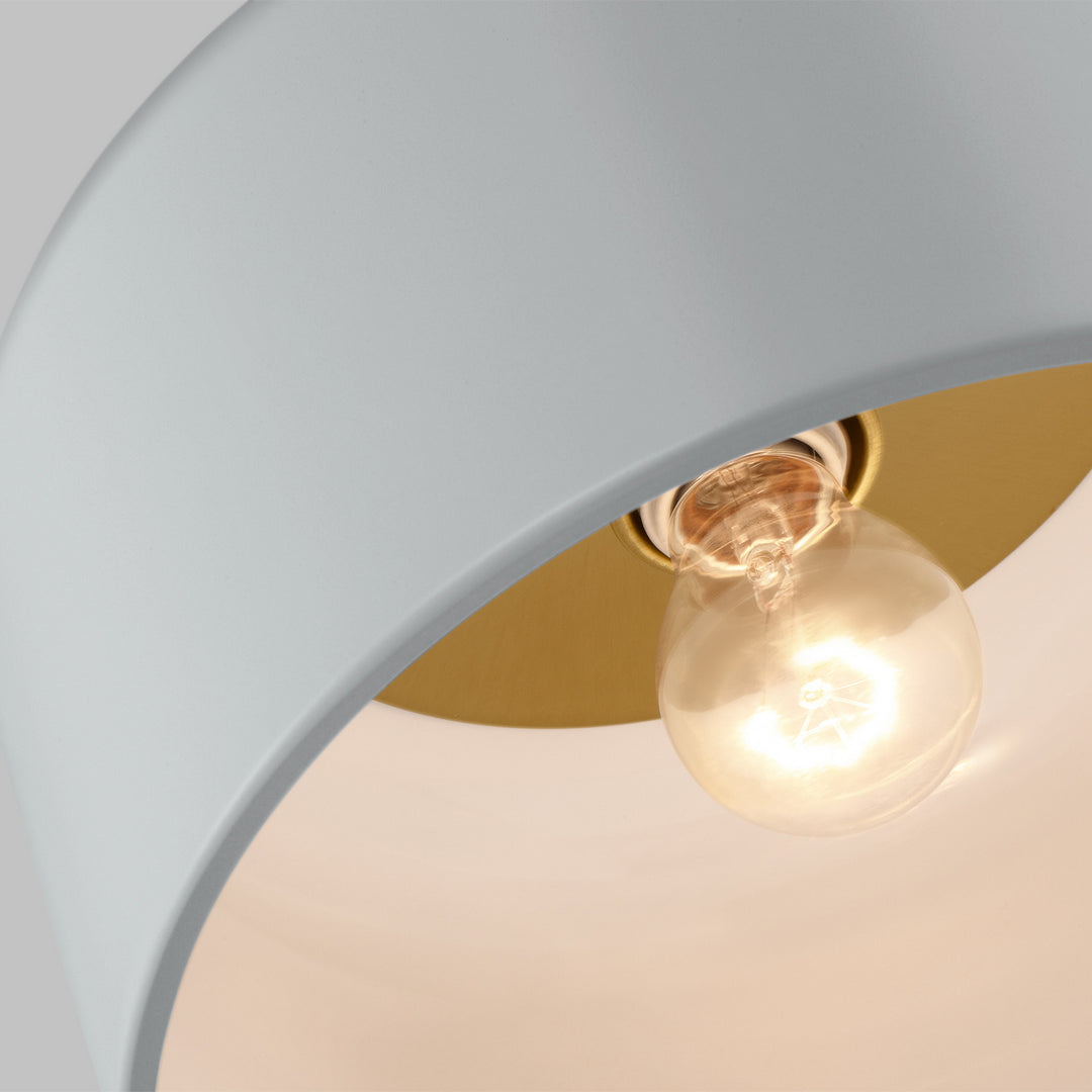 Visual Comfort Studio Canada - 7505401-118 - One Light Flush Mount - Malone - Matte Grey