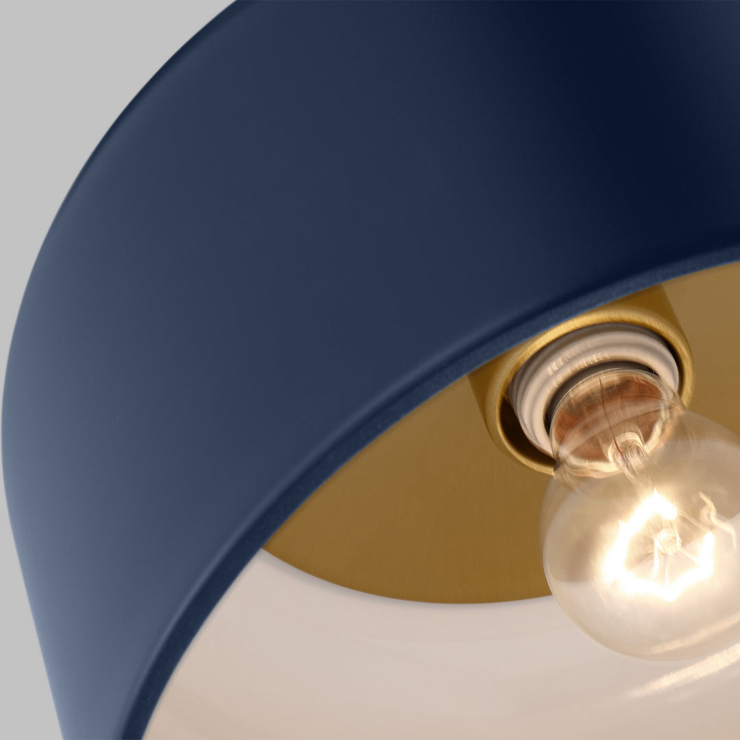 Visual Comfort Studio Canada - 7505401-127 - One Light Flush Mount - Malone - Navy