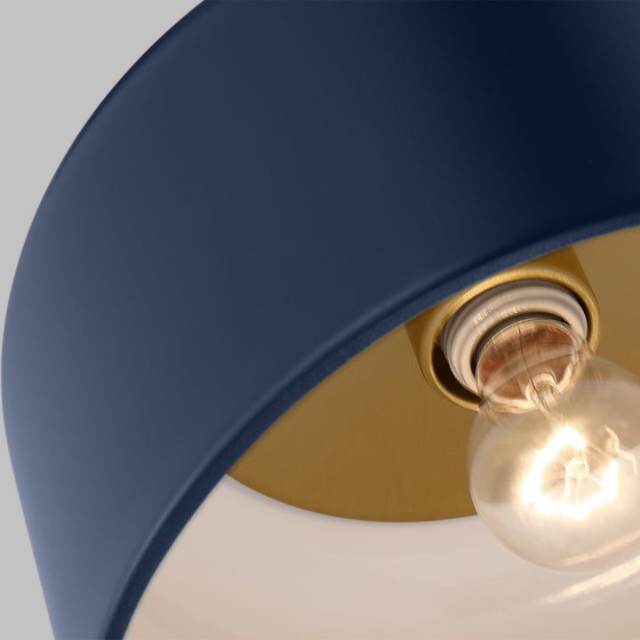 Visual Comfort Studio Canada - 7505401-127 - One Light Flush Mount - Malone - Navy