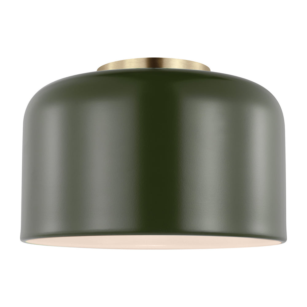 Visual Comfort Studio Canada - 7505401-145 - One Light Flush Mount - Malone - Olive