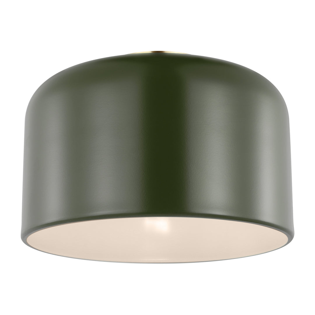 Visual Comfort Studio Canada - 7505401-145 - One Light Flush Mount - Malone - Olive