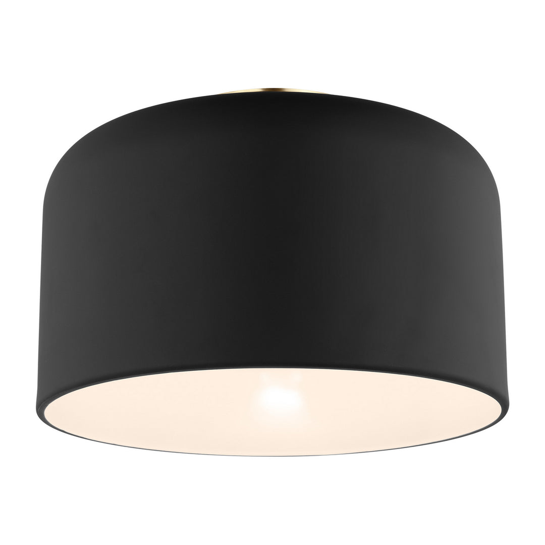 Visual Comfort Studio Canada - 7505401EN3-112 - LED Flush Mount - Malone - Midnight Black