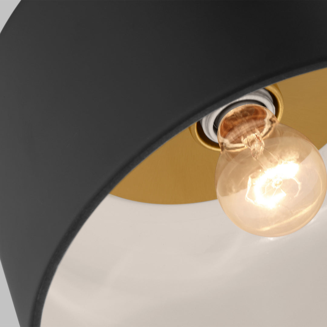 Visual Comfort Studio Canada - 7505401EN3-112 - LED Flush Mount - Malone - Midnight Black