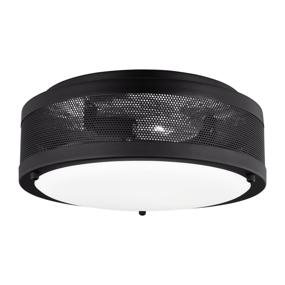 Visual Comfort Studio Canada - 7532003-112 - Three Light Flush Mount - Vander - Midnight Black