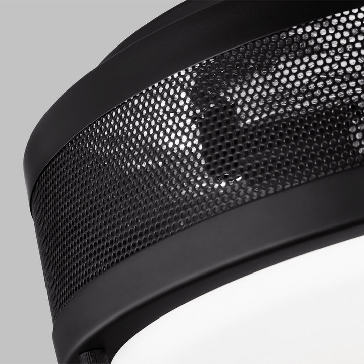 Visual Comfort Studio Canada - 7532003-112 - Three Light Flush Mount - Vander - Midnight Black