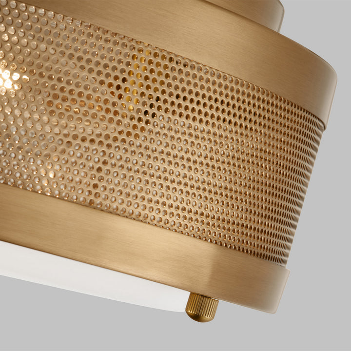 Visual Comfort Studio Canada - 7532003-848 - Three Light Flush Mount - Vander - Satin Brass