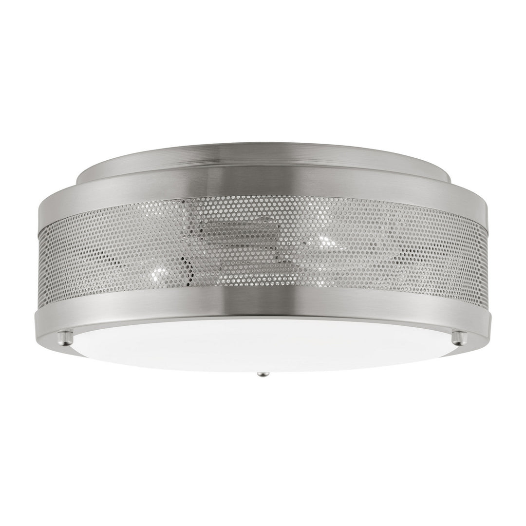 Visual Comfort Studio Canada - 7532003-962 - Three Light Flush Mount - Vander - Brushed Nickel