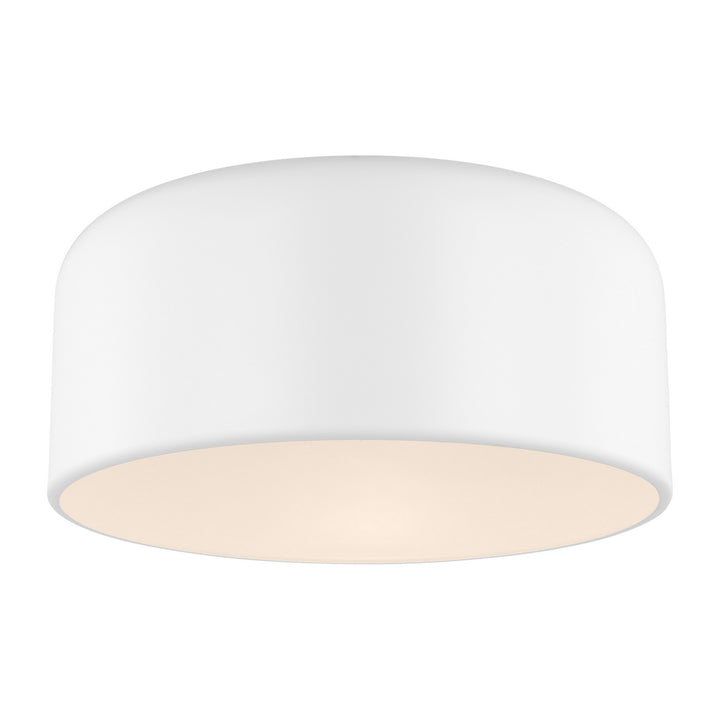 Visual Comfort Studio Canada - 7605401-115 - One Light Flush Mount - Malone - Matte White