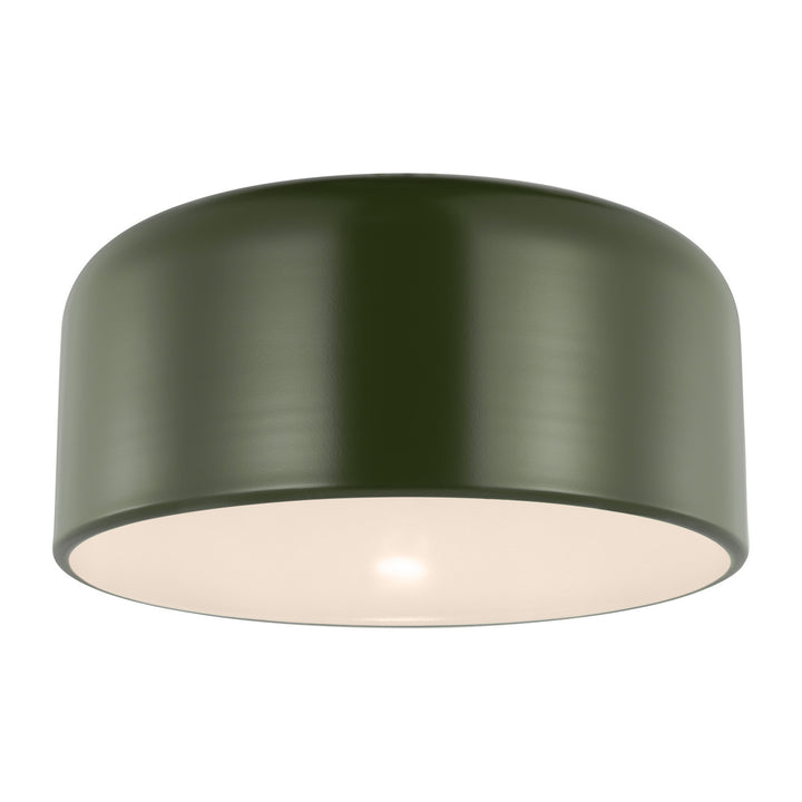 Visual Comfort Studio Canada - 7605401-145 - One Light Flush Mount - Malone - Olive