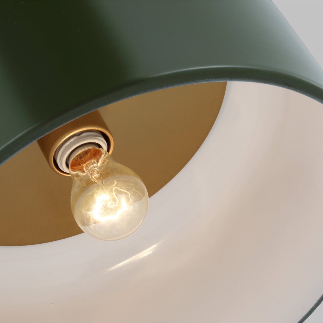 Visual Comfort Studio Canada - 7605401-145 - One Light Flush Mount - Malone - Olive