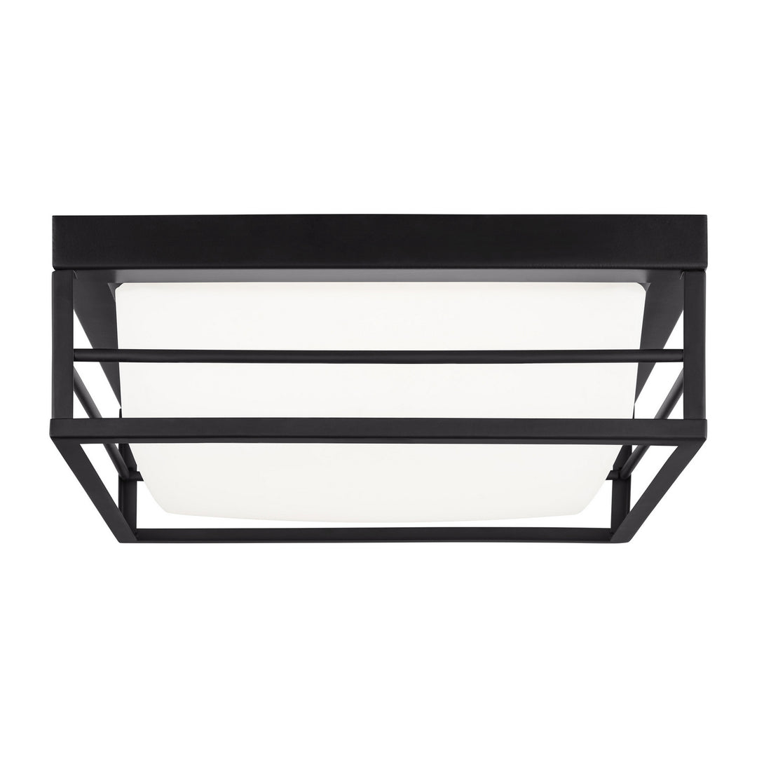 Dearborn LED Flush Mount in Midnight Black - available from The Lighting Shoppe, trusted by Canadian homeowners
