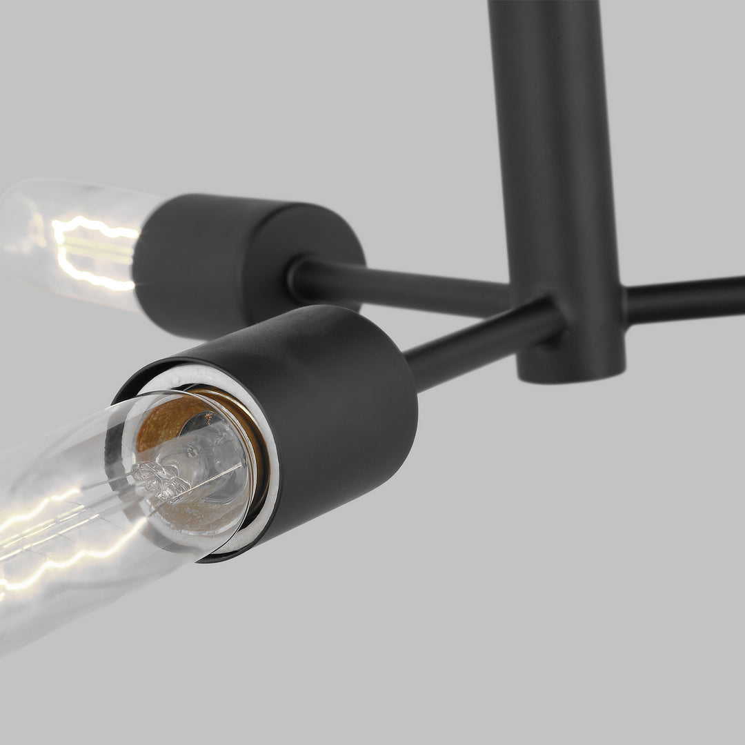 Visual Comfort Studio Canada - 7700503-112 - Three Light Semi-Flush Mount - Axis - Midnight Black