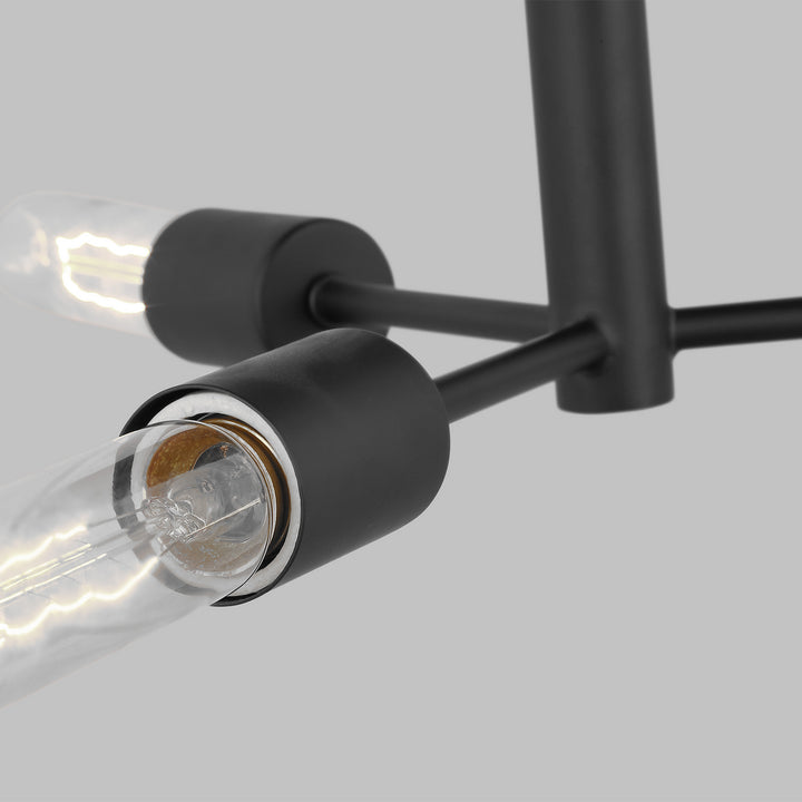 Visual Comfort Studio Canada - 7700503-112 - Three Light Semi-Flush Mount - Axis - Midnight Black