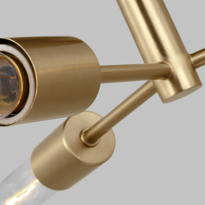 Visual Comfort Studio Canada - 7700503-848 - Three Light Semi-Flush Mount - Axis - Satin Brass