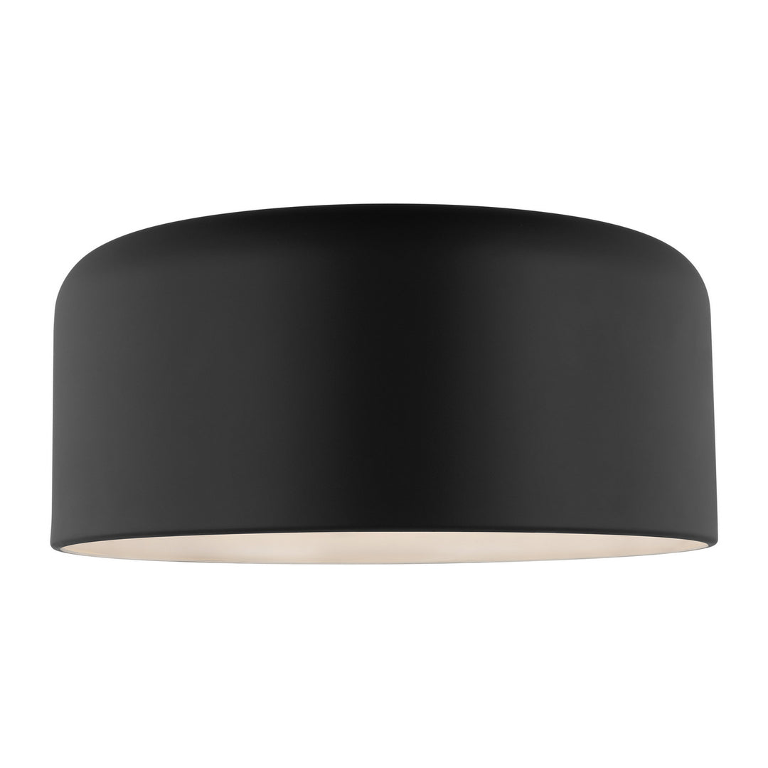 Visual Comfort Studio Canada - 7705401-112 - One Light Flush Mount - Malone - Midnight Black