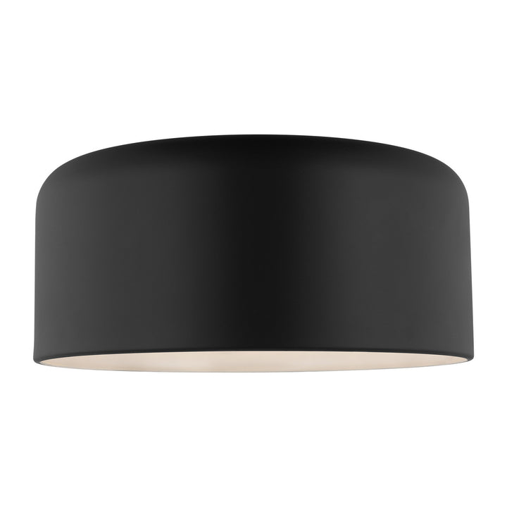 Visual Comfort Studio Canada - 7705401-112 - One Light Flush Mount - Malone - Midnight Black