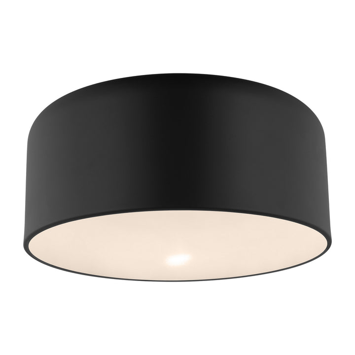 Visual Comfort Studio Canada - 7705401-112 - One Light Flush Mount - Malone - Midnight Black
