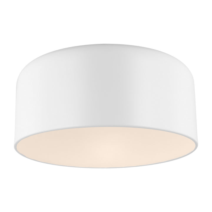 Visual Comfort Studio Canada - 7705401-115 - One Light Flush Mount - Malone - Matte White