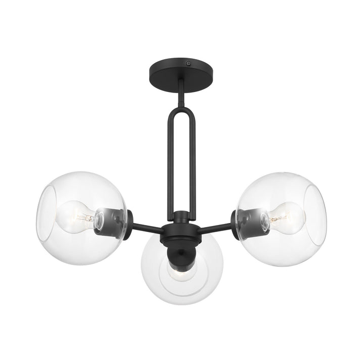 Visual Comfort Studio Canada - 7755703-112 - Three Light Semi-Flush Mount - Codyn - Midnight Black