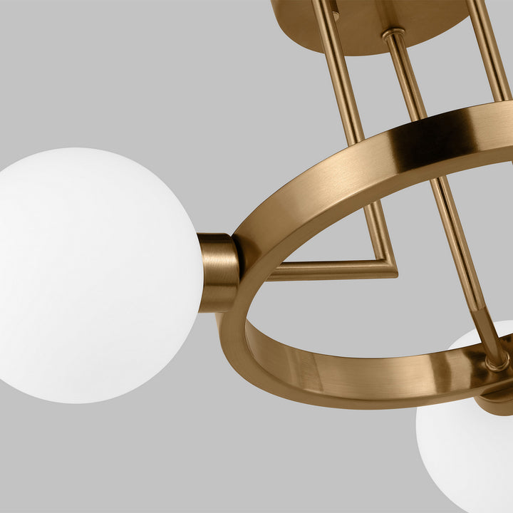 Visual Comfort Studio Canada - 7761603-848 - Three Light Semi-Flush Mount - Clybourn - Satin Brass