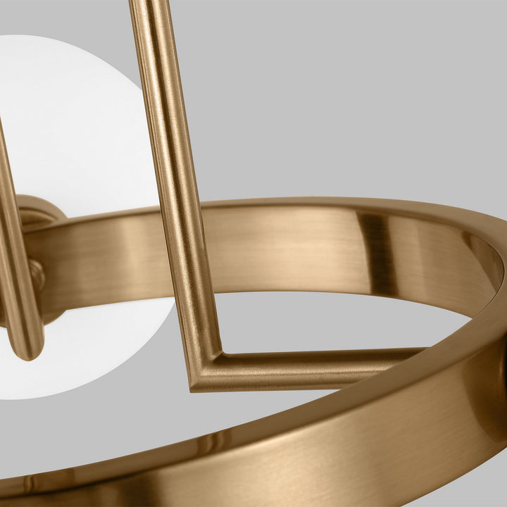 Visual Comfort Studio Canada - 7761603-848 - Three Light Semi-Flush Mount - Clybourn - Satin Brass