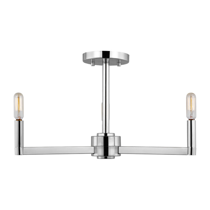 Visual Comfort Studio Canada - 7764203EN-05 - LED Semi-Flush Mount - Fullton - Chrome