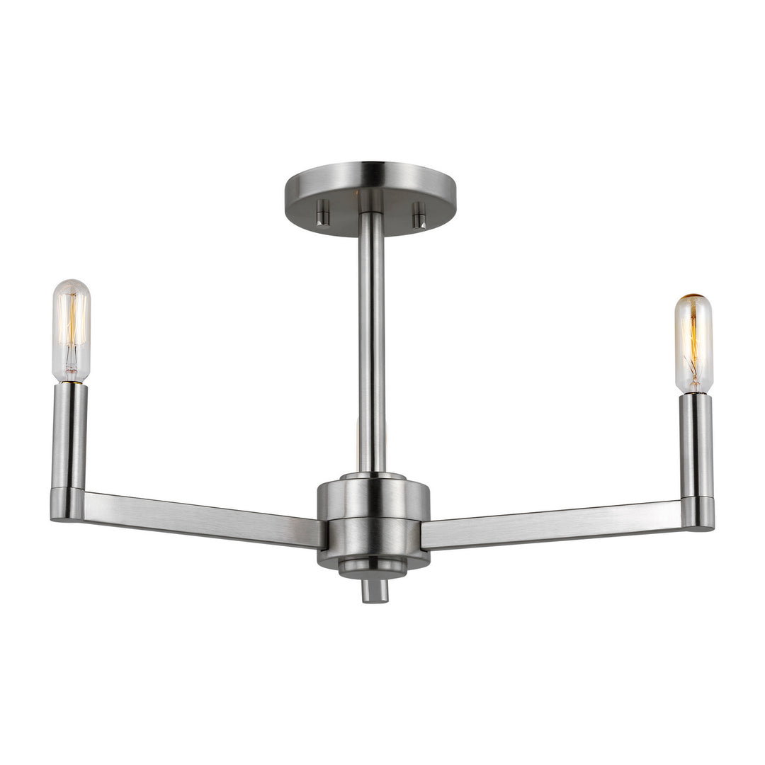 Visual Comfort Studio Canada - 7764203EN-962 - LED Semi-Flush Mount - Fullton - Brushed Nickel