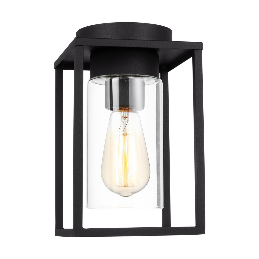 Vado One Light Outdoor Flush Mount in Black - available from The Lighting Shoppe, trusted by Canadian homeowners