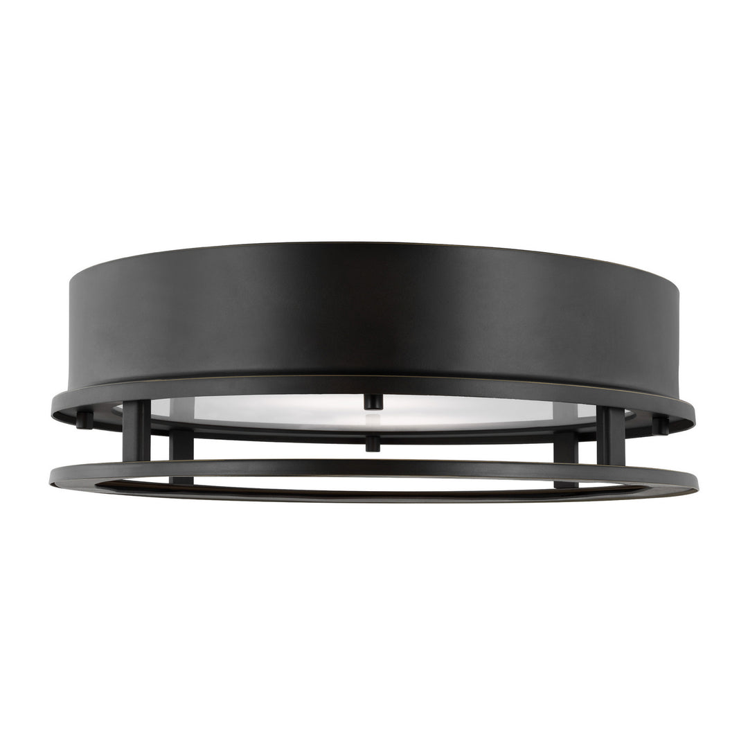 Union LED Outdoor Flush Mount in Antique Bronze - available from The Lighting Shoppe, trusted by Canadian homeowners
