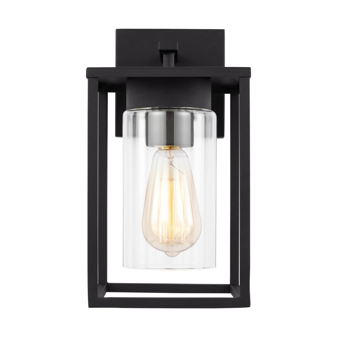 Vado One Light Outdoor Wall Lantern in Black - available from The Lighting Shoppe, trusted by Canadian homeowners