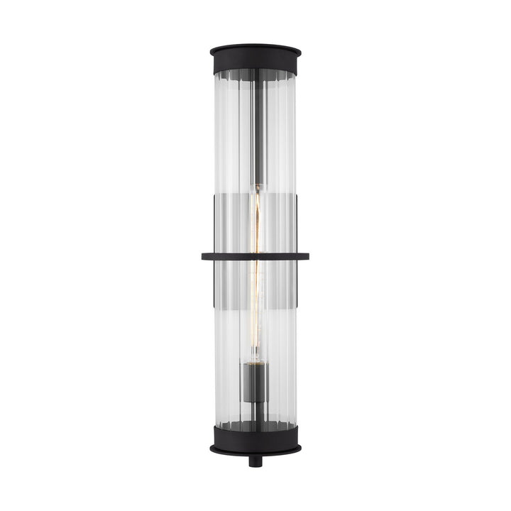 Alcona One Light Outdoor Wall Lantern in Black - available from The Lighting Shoppe, trusted by Canadian homeowners