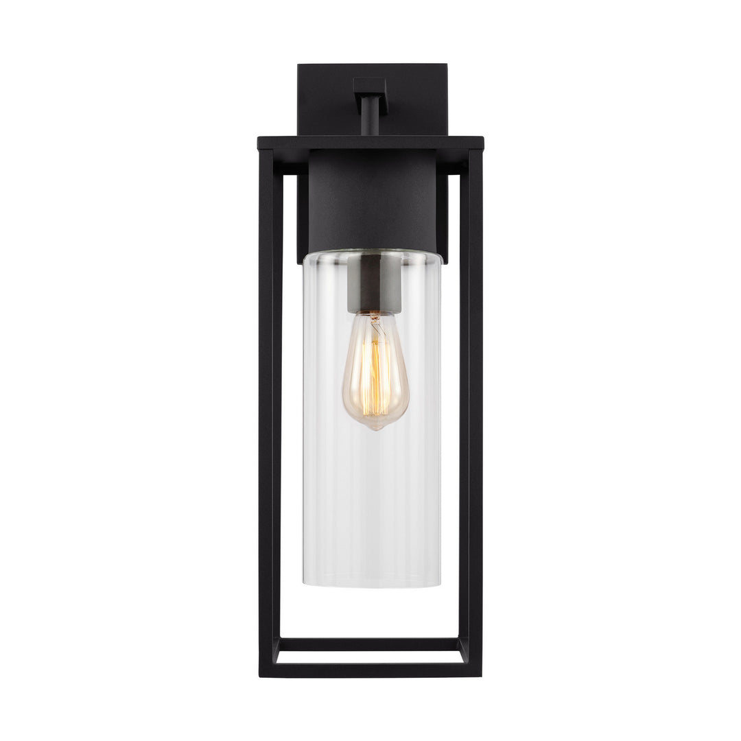 Vado One Light Outdoor Wall Lantern in Black - available from The Lighting Shoppe, trusted by Canadian homeowners