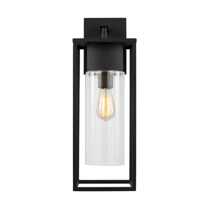 Vado One Light Outdoor Wall Lantern in Black - available from The Lighting Shoppe, trusted by Canadian homeowners