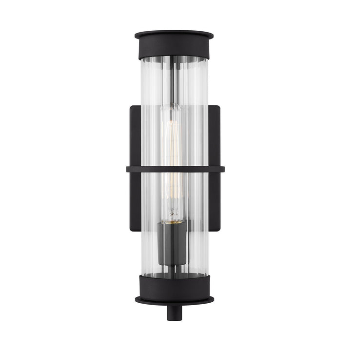 Alcona One Light Outdoor Wall Lantern in Black - available from The Lighting Shoppe, trusted by Canadian homeowners