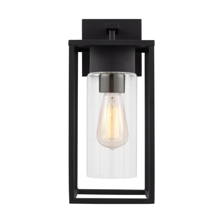 Vado One Light Outdoor Wall Lantern in Black - available from The Lighting Shoppe, trusted by Canadian homeowners