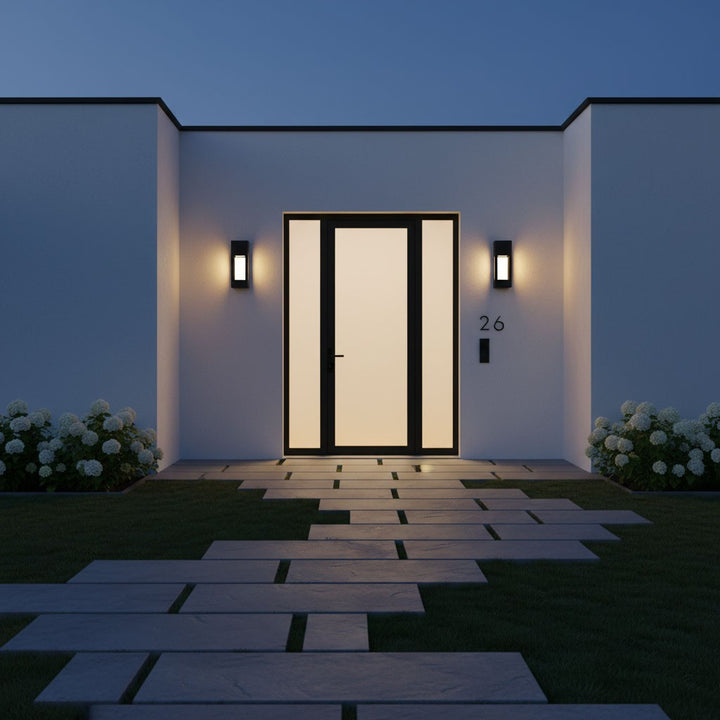 Visual Comfort Studio Canada - 8657793S-12 - LED Outdoor Wall Lantern - Testa - Black