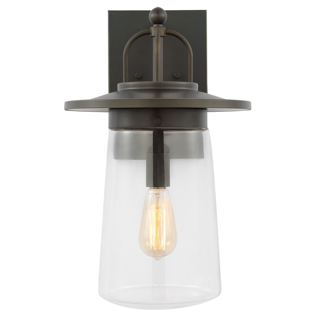 Tybee One Light Outdoor Wall Lantern in Antique Bronze - available from The Lighting Shoppe, trusted by Canadian homeowners