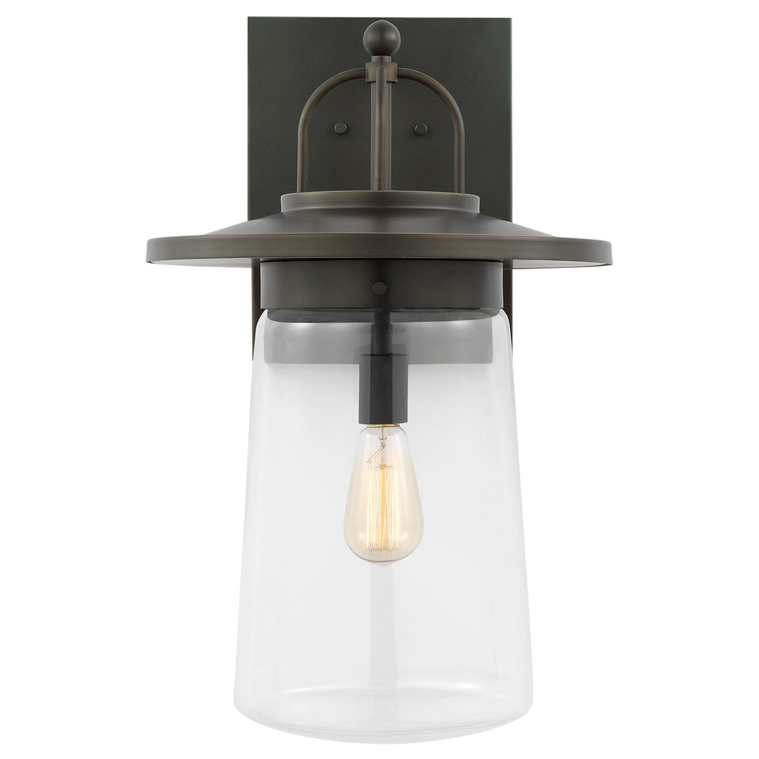 Tybee One Light Outdoor Wall Lantern in Antique Bronze - available from The Lighting Shoppe, trusted by Canadian homeowners