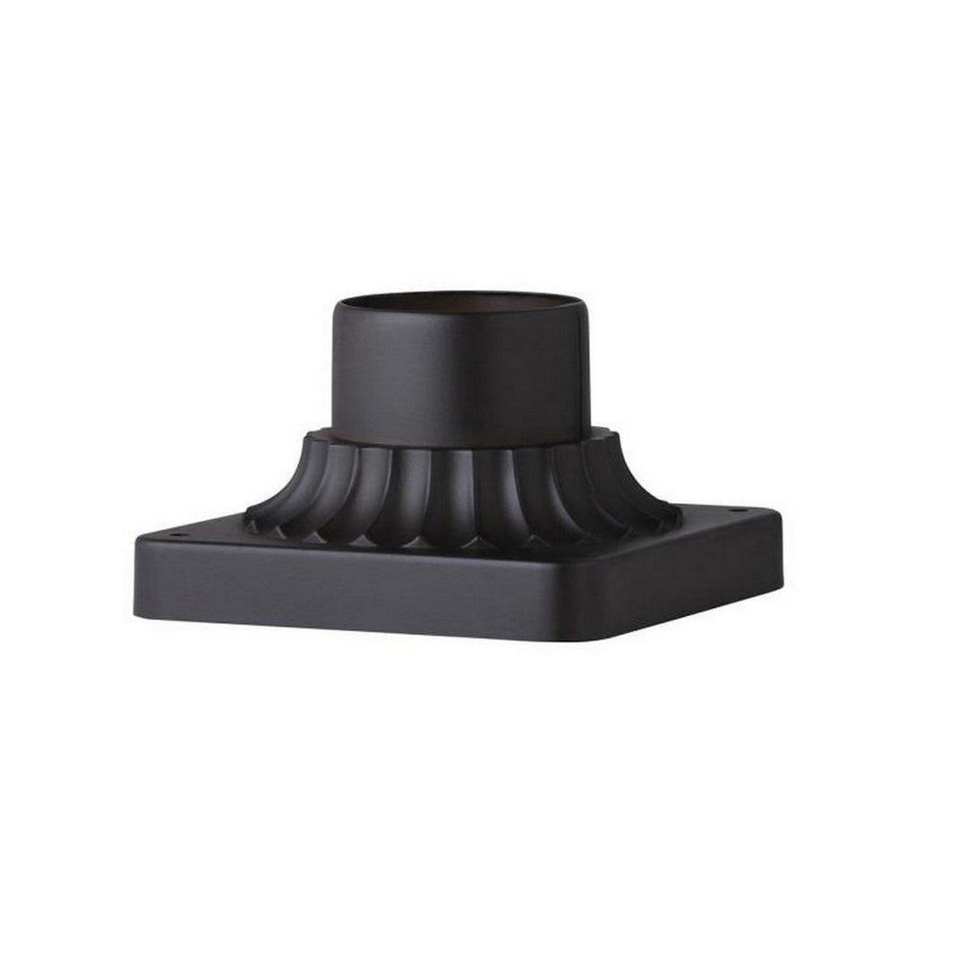 Granville Pier Mount Base in Black - available from The Lighting Shoppe, trusted by Canadian homeowners