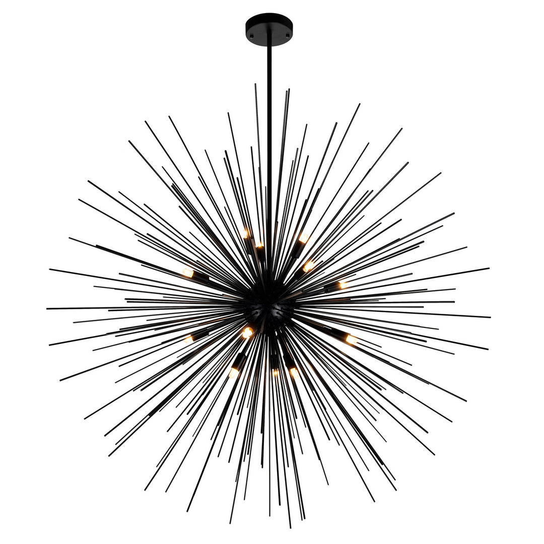 Savannah 14 Light Chandelier in Black - available from The Lighting Shoppe, trusted by Canadian homeowners